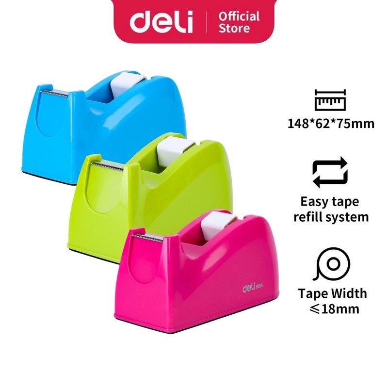Dévidoir de bureau Deli E814A - Coloris variés - Compact et pratique