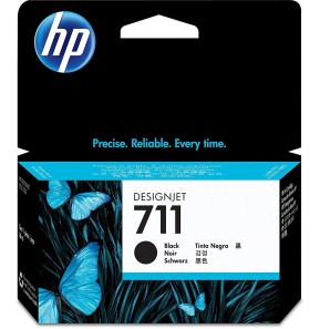 [CZ129A] Cartouche HP 711 Noir 29 ml - Encre Durable pour Plans et Dessins Techniques