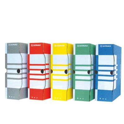 [FBA034] Lot de 10 boîtes d'archives BIELLA – Dos 10 cm – Coloris au choix