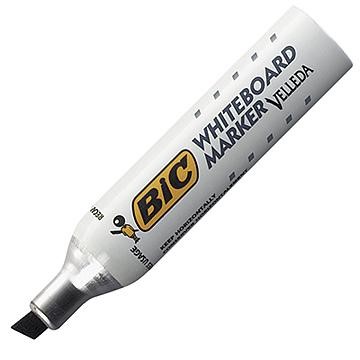 [EME021] BIC Velleda 1751 – Boîte de 12 Marqueurs Effaçables à Sec – 4 Couleurs Assorties